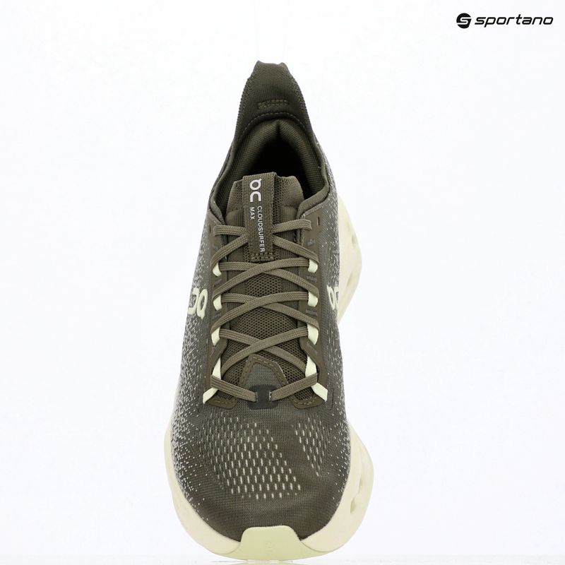 Мъжки обувки за бягане On Cloudsurfer Max olive/seedling 9