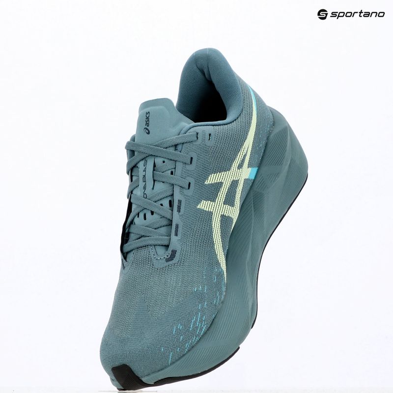 Мъжки обувки за бягане ASICS Novablast 6 foggy teal/illuminate yellow 9