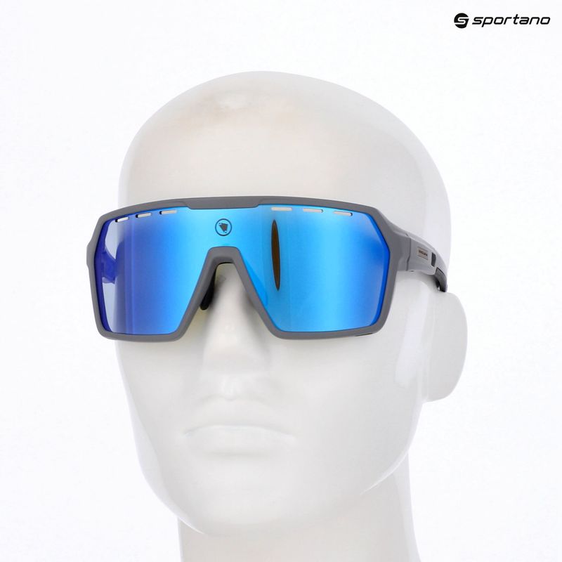 Слънчеви очила Endura Singletrack dreich grey/blue revo smoke/clear silver flash mirror 8