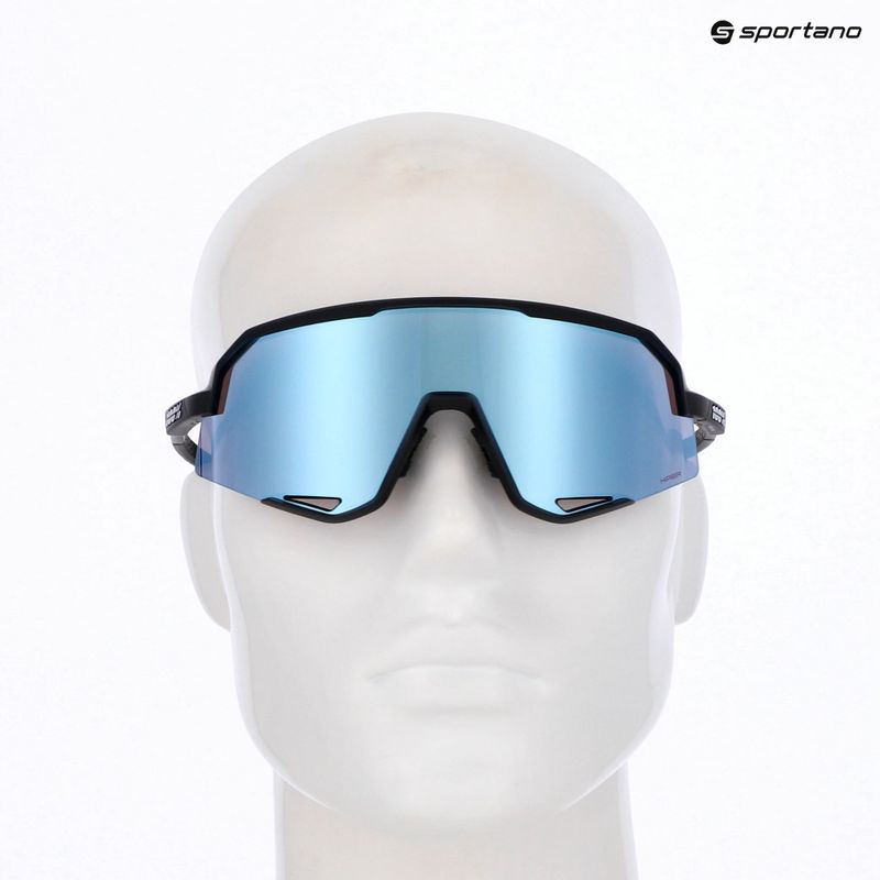 Слънчеви очила 100% Slendale matte black/hiper blue multilayer mirror 5