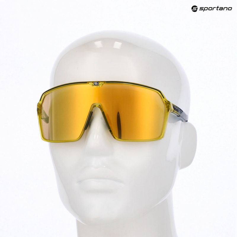 Слънчеви очила Rudy Project Spinshield crystal blue avio/apple green/multilaser yellow 8