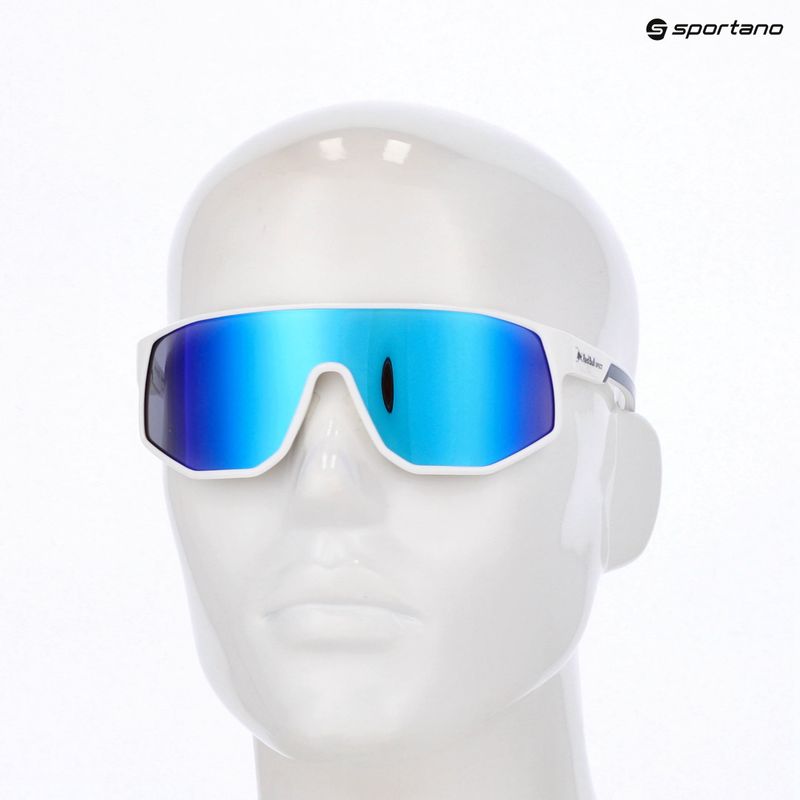 Слънчеви очила Red Bull SPECT Dash white/smoke със синьо огледало 6