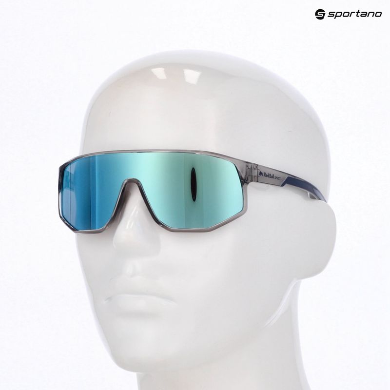 Слънчеви очила Red Bull SPECT Dash light grey/smoke with blue mirror 7