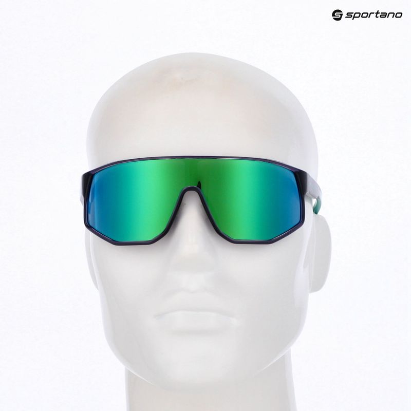 Слънчеви очила Red Bull SPECT Dash dark purple/smoke with green-purple mirror 7
