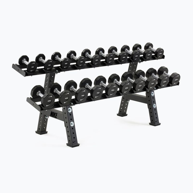 Стойка за гири Nike Strength Urethane Dumbbell Rack black 3