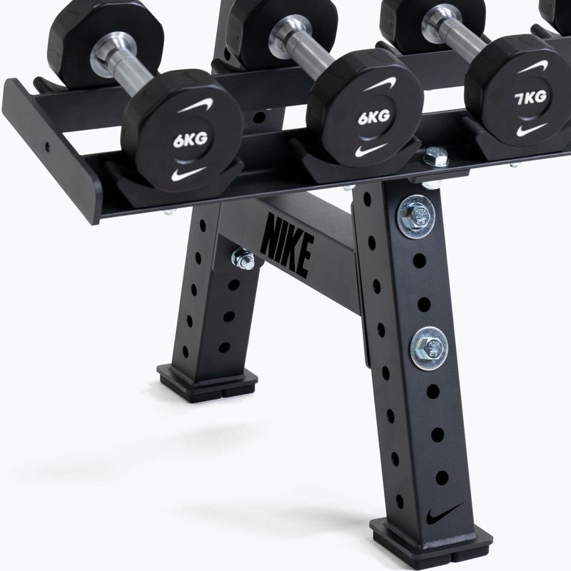 Стойка за гири Nike Strength Urethane Dumbbell Rack black 4