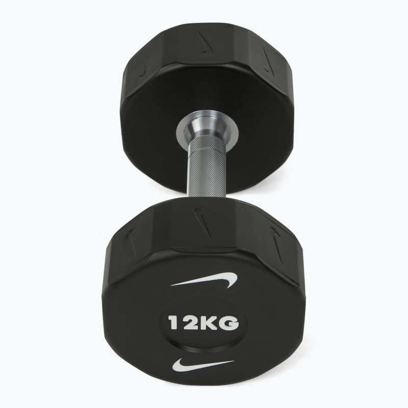 Дъмбел Nike Strength Pro Urethane 12 kg black/white 2