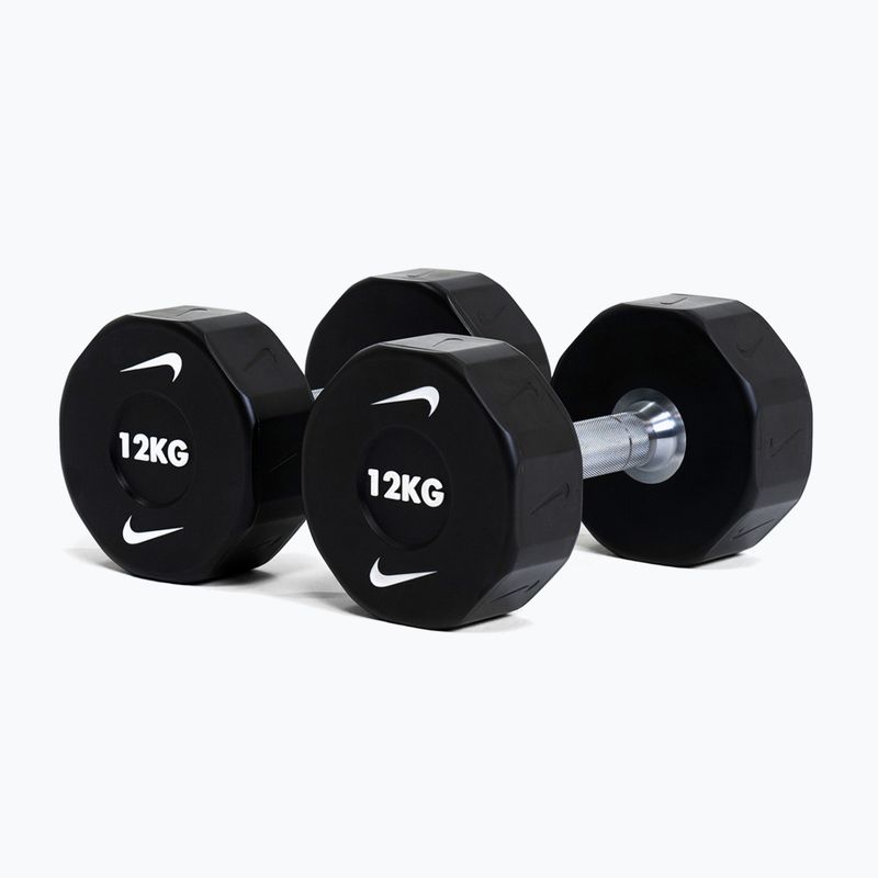 Дъмбел Nike Strength Pro Urethane 12 kg black/white 5