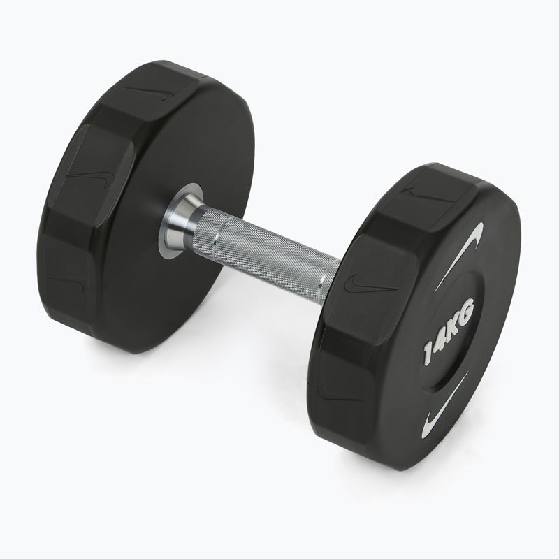 Дъмбел Nike Strength Pro Urethane 14 kg black/white