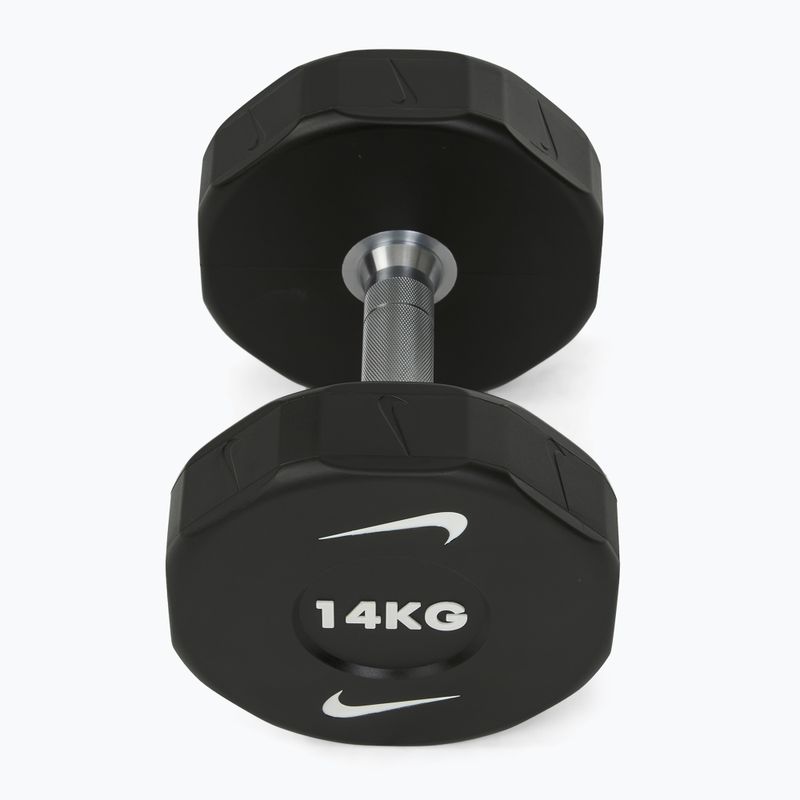 Дъмбел Nike Strength Pro Urethane 14 kg black/white 2