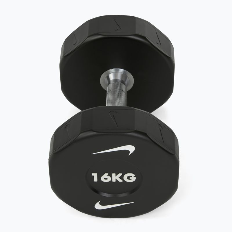 Дъмбел Nike Strength Pro Urethane 16 kg black/white 2