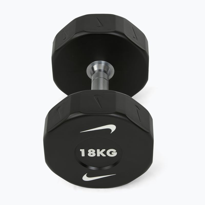 Дъмбел Nike Strength Pro Urethane 18 kg black/white 2