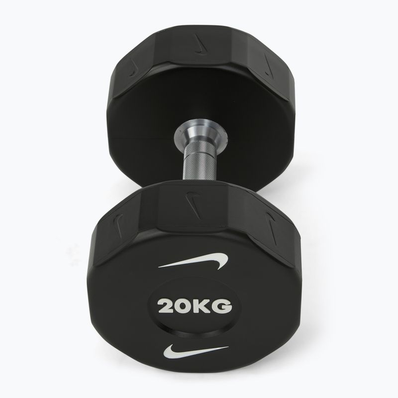 Дъмбел Nike Strength Pro Urethane 20 kg black/white 2