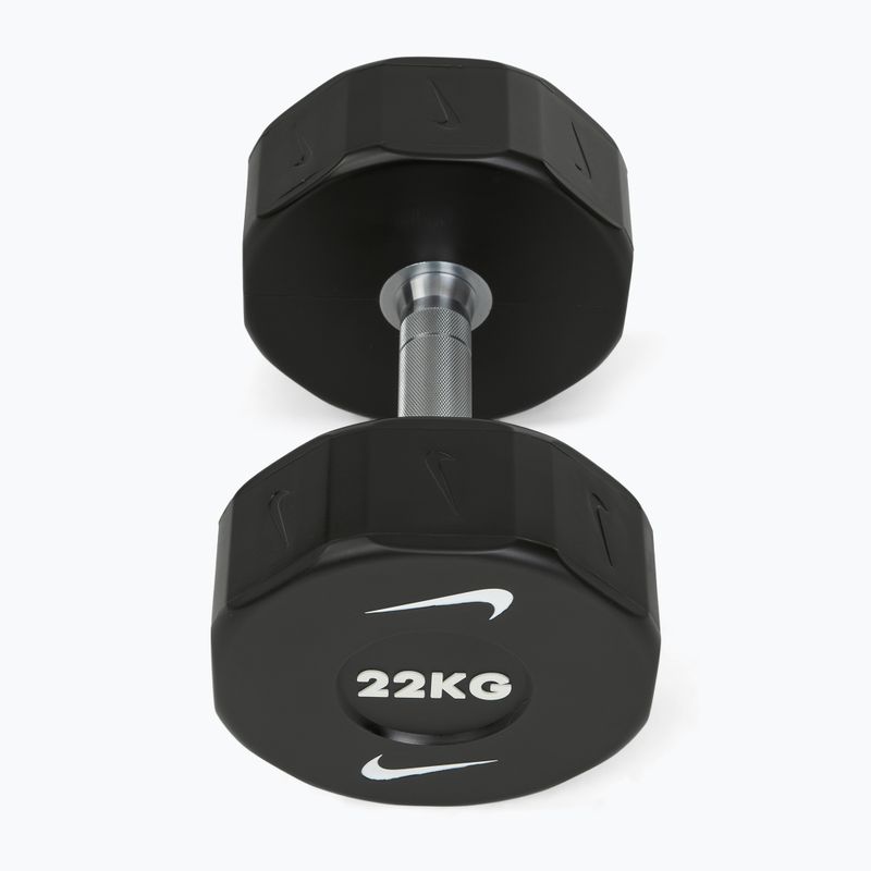 Дъмбел Nike Strength Pro Urethane 22 kg black/white 2
