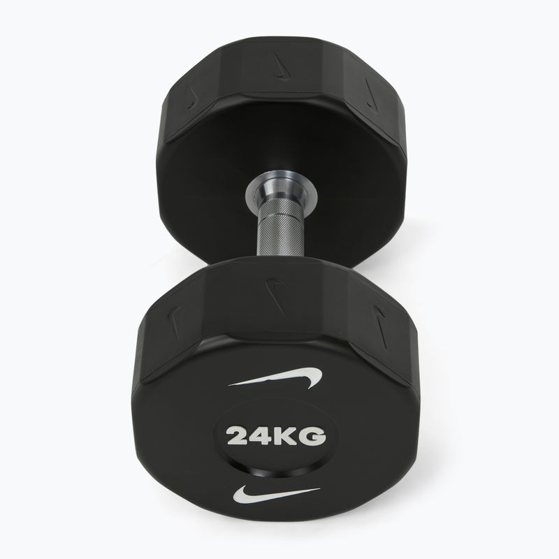 Дъмбел Nike Strength Pro Urethane 24 kg black/white 2