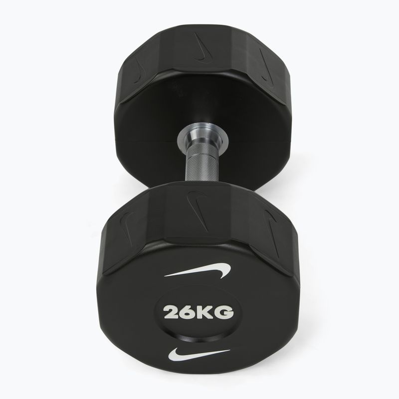Дъмбел Nike Strength Pro Urethane 26 kg black/white 2