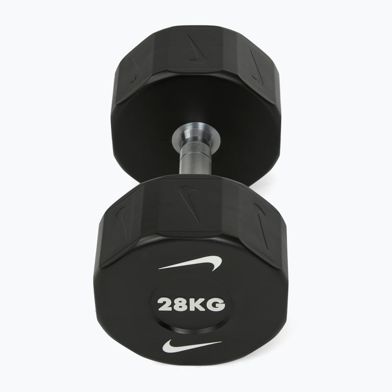 Дъмбел Nike Strength Pro Urethane 28 kg black/white 2