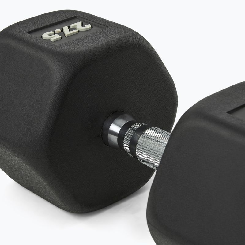 Гумиран дъмбел Nike Strength Hex 27,5 kg black/white 4