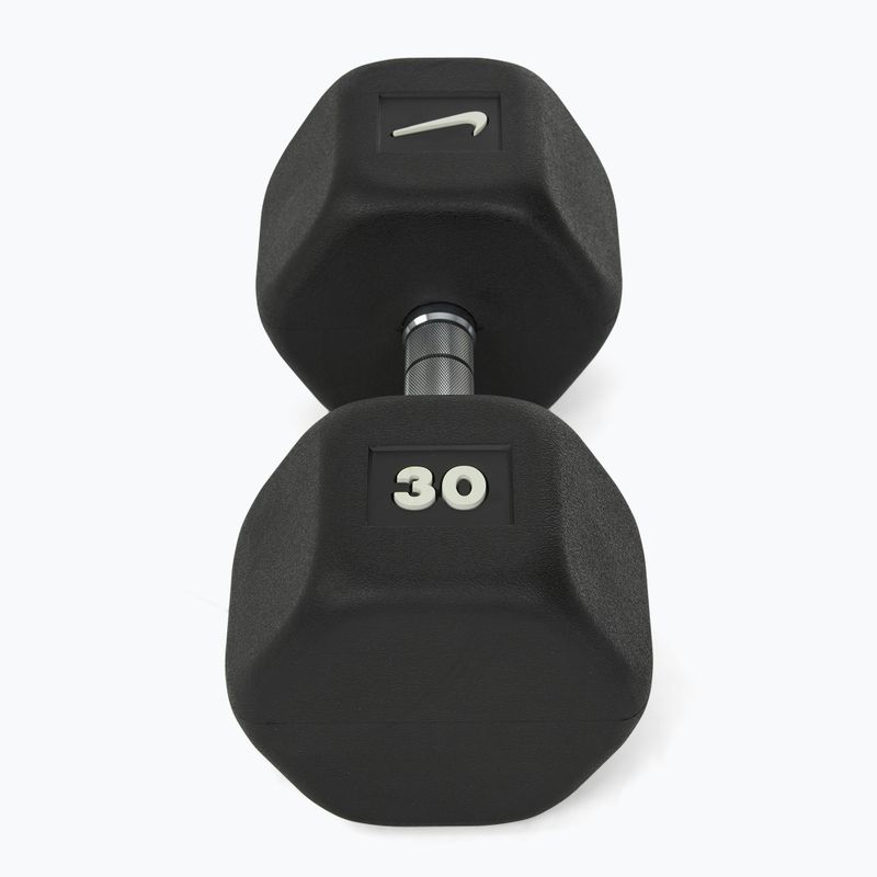 Дъмбел Nike Strength Hex 30 kg black/white 2
