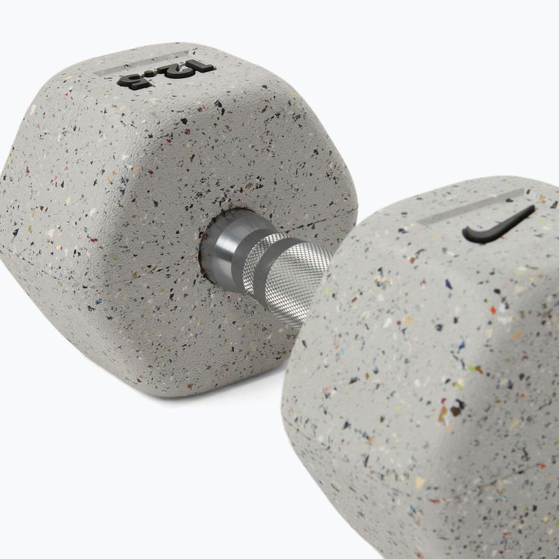Дъмбел Nike Strength Grind Hex Dumbbell 12.5 kg wolf grey 4