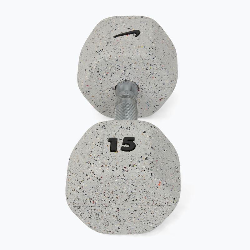 Дъмбел Nike Strength Grind Hex 15 kg wolf grey 2
