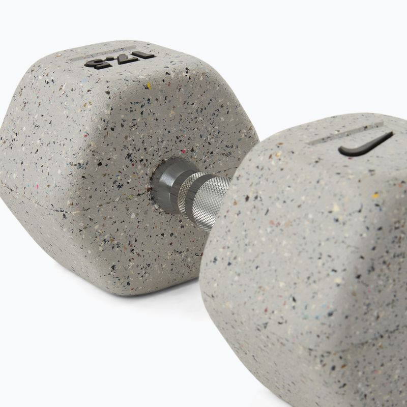 Дъмбел Nike Strength Grind Hex 17,5 kg wolf grey 4