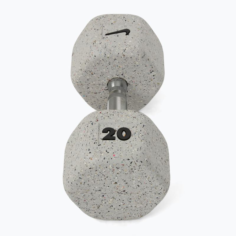 Дъмбел Nike Strength Grind Hex 20 kg wolf grey 2
