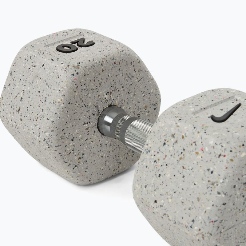 Дъмбел Nike Strength Grind Hex 20 kg wolf grey 4