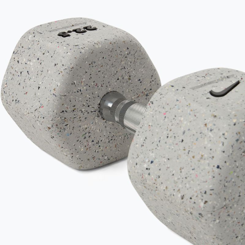Дъмбел Nike Strength Grind Hex 22,5 kg wolf grey 4