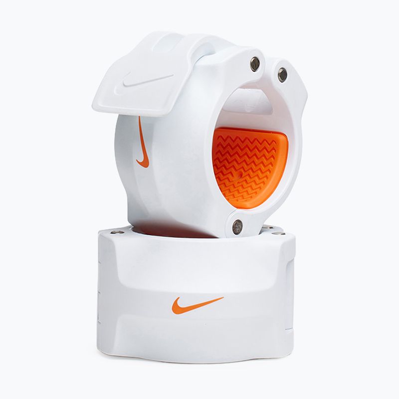 Скоби за щанги Nike Strength 2 бр. white/orange 2