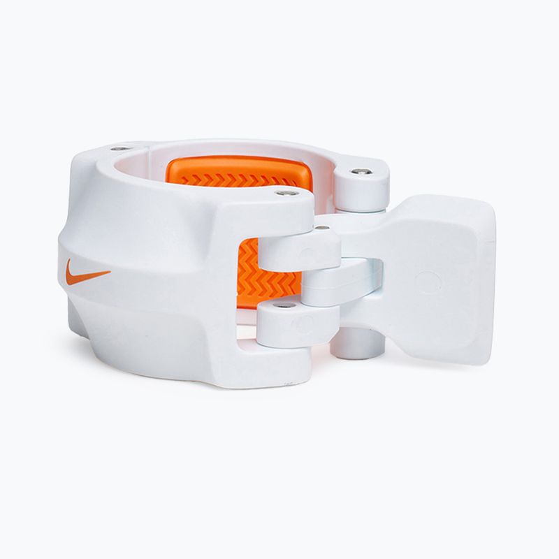 Скоби за щанги Nike Strength 2 бр. white/orange 4