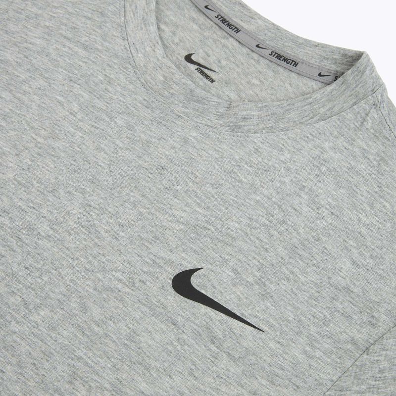 Мъжка тренировъчна тениска Nike Strength S&C Dri-Fit heather grey/black 3