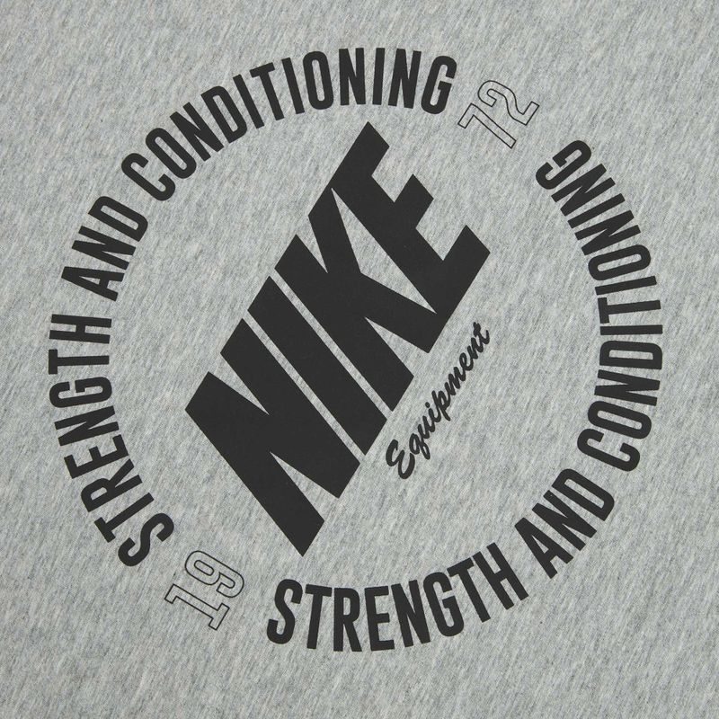 Мъжка тренировъчна тениска Nike Strength S&C Dri-Fit heather grey/black 4