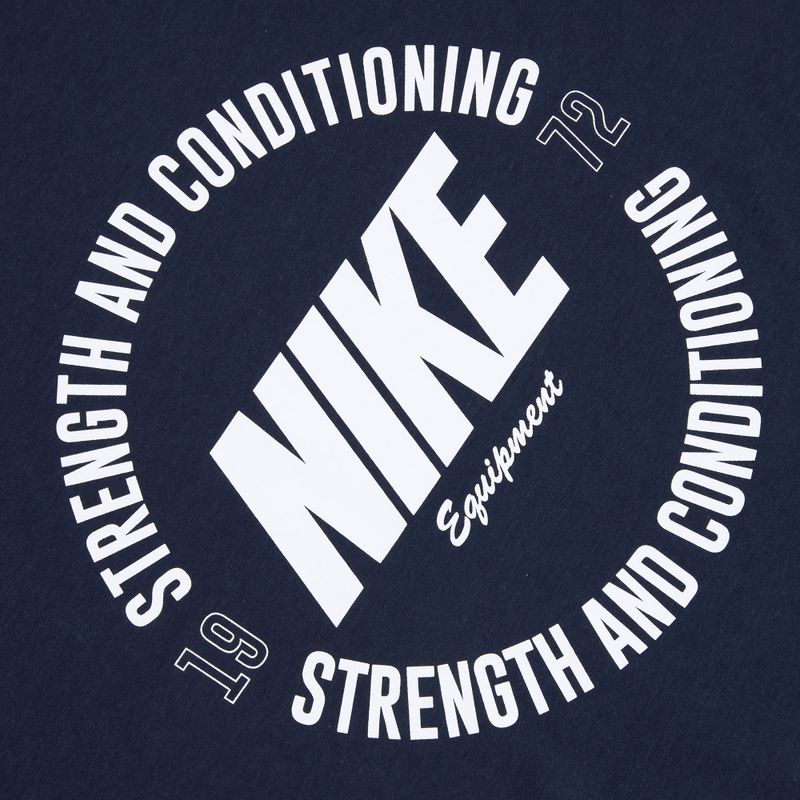 Мъжка тренировъчна тениска Nike Strength S&C Dri-Fit navy/white 4