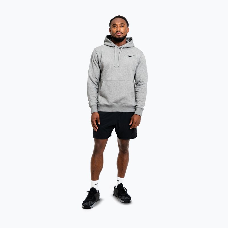Мъжки суитшърт Nike Strength S&C Hoodie heather grey/black 2