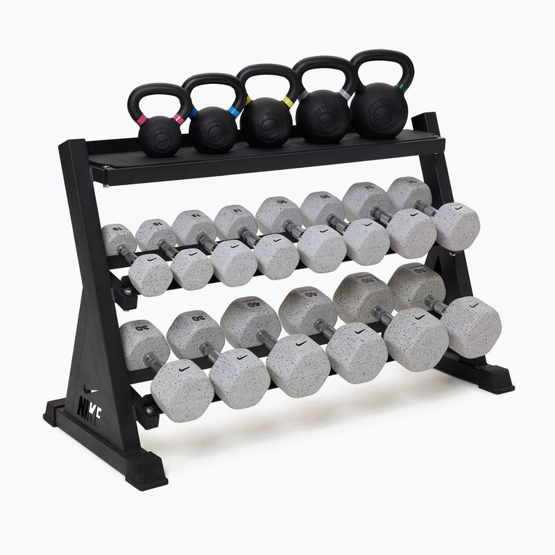 Стойка за гири и кетелбел Nike Strength Dumbbell & Kettlebell Storage Rack black 4