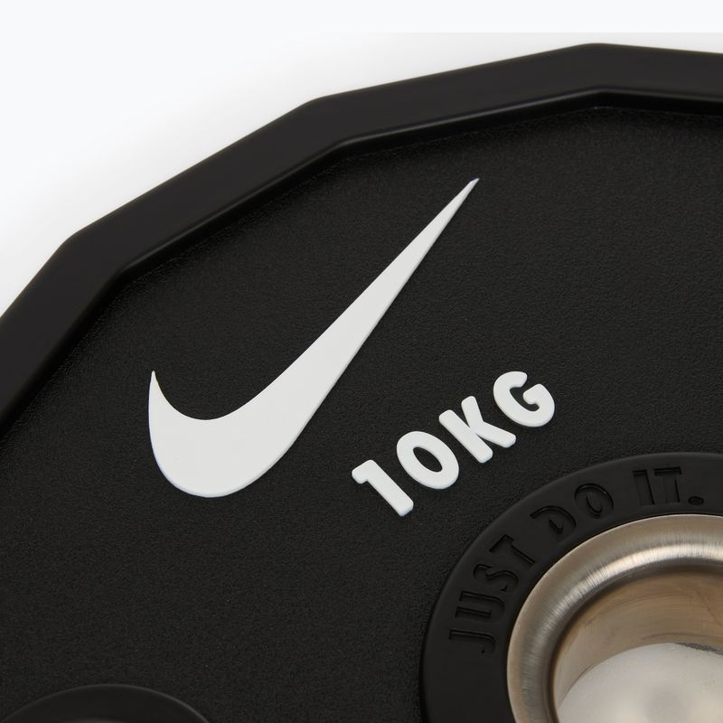 Бъмпер тежести  Nike Strength Pro Urethane Plates 10 kg black/white 3