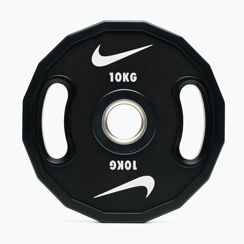 Бъмпер тежести  Nike Strength Pro Urethane Plates 10 kg black/white 4
