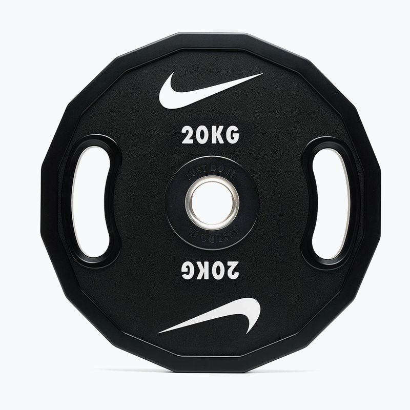 Бъмпер тежести  Nike Strength Pro Urethane Plates 20 kg black/white 4