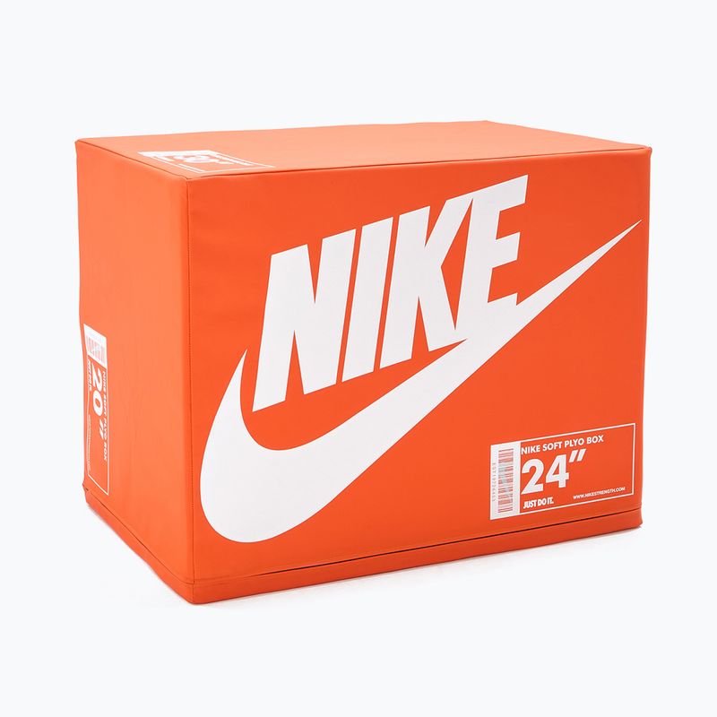 Плиометрична кутия Nike Strength Soft Plyo Box orange/white 2