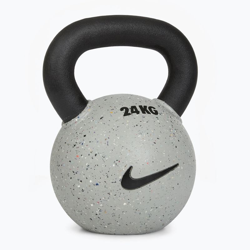 Кетълбел Nike Strength Rubber Coated 24kg smoke grey