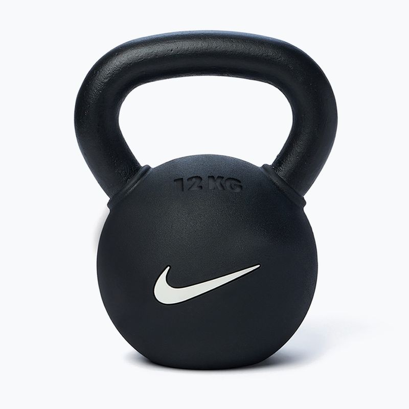 Кетълбел Nike Strength Rubber Coated 12 kg black/white