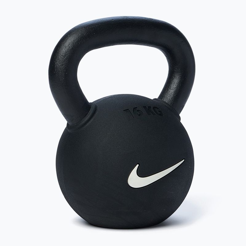 Кетълбел Nike Strength Rubber Coated 16 kg black/white 2