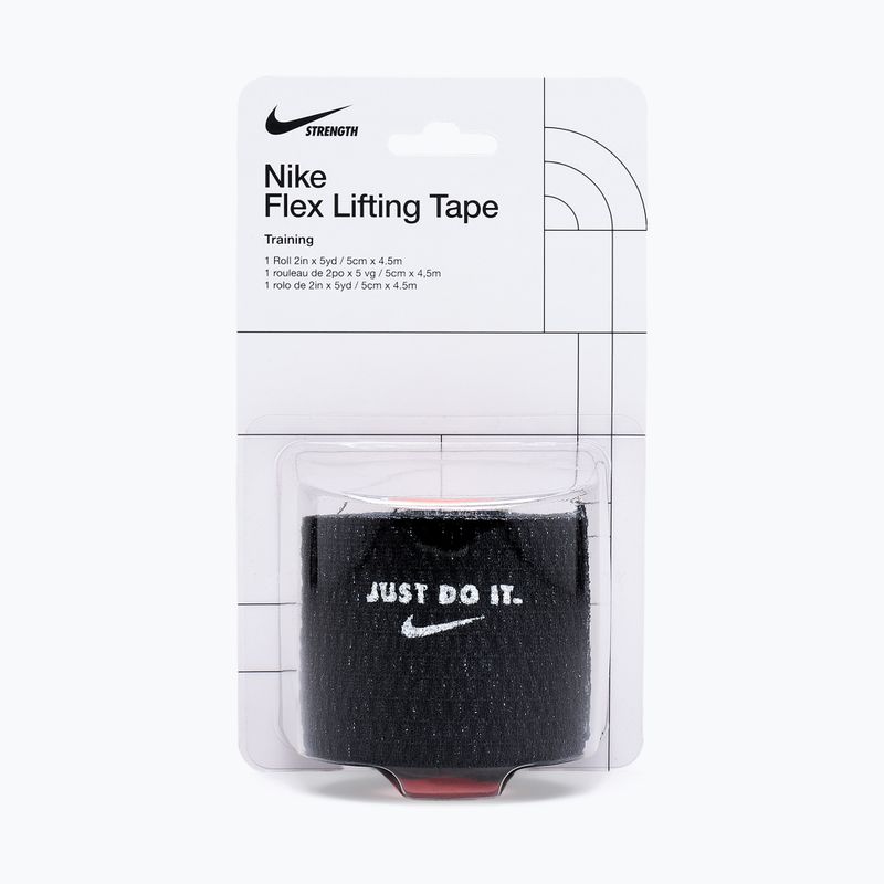 Кохезивен еластичен бинт Nike Strenght Flex Lifting Tape black/white 7