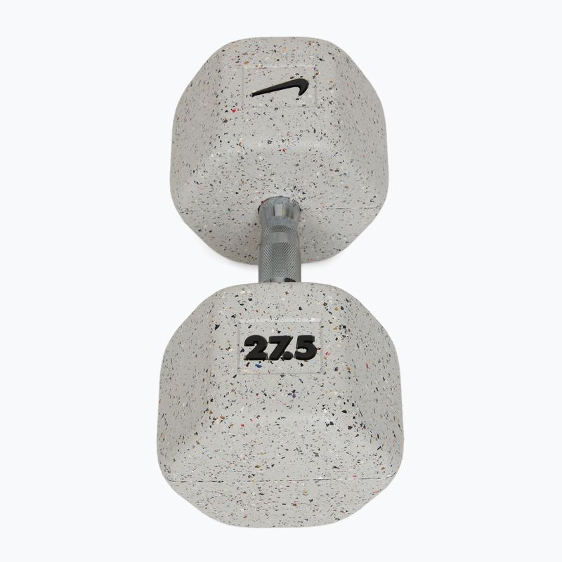 Гумиран дъмбел/гира Nike Strength Grind Dumbbell 27,5 kg wolf grey 2