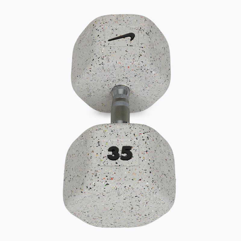Гумиран дъмбел/гира Nike Strength Grind Dumbbell 35 kg wolf grey 2