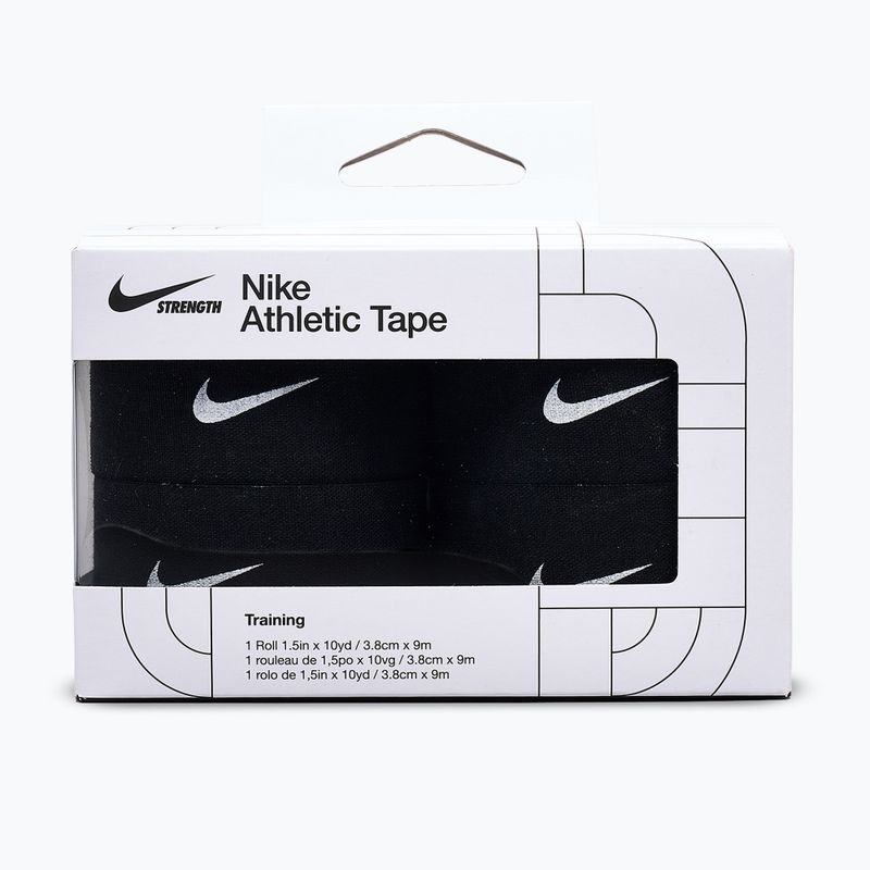 Еластичен кохезивен бинт Nike Strength Athletic Tape 4 бр. черно/бяло