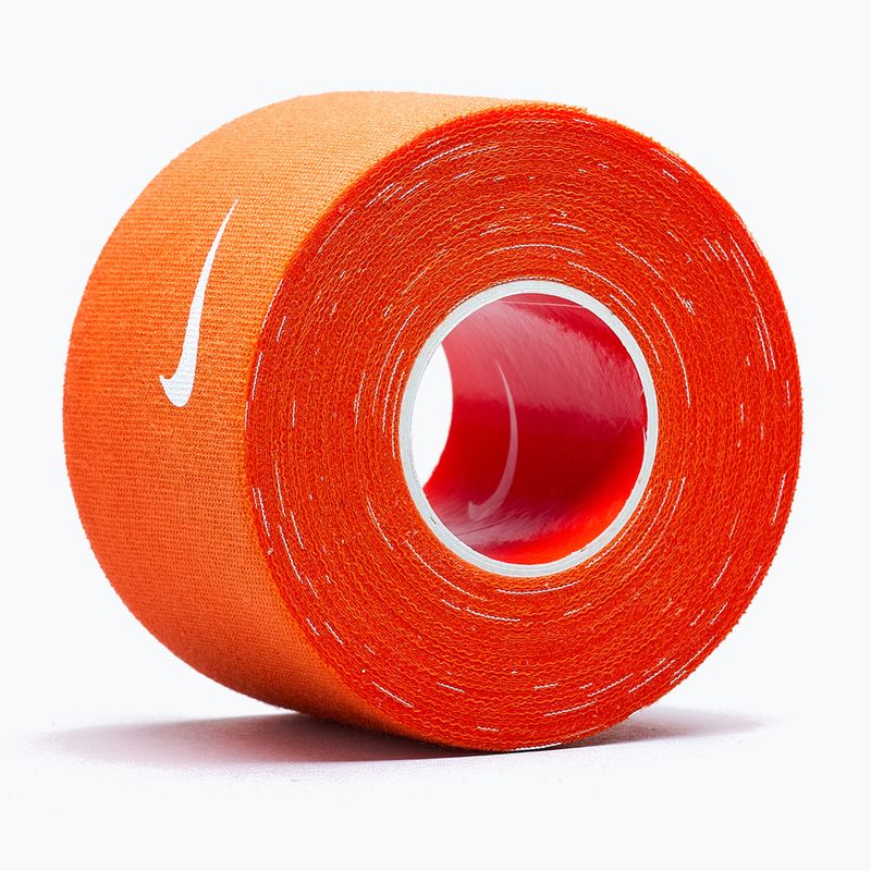 Кохезивен еластичен бинт Nike Strenght Athletic Tape orange/white 6