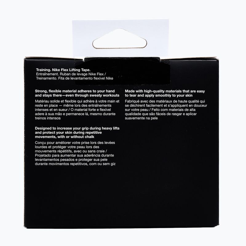 Кохезивен еластичен бинт Nike Strenght Flex Lifting Tape white/black 3