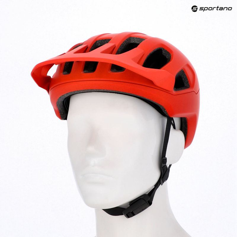 Велосипедна каска POC Cularis prismane red matt/uranium black matt 6